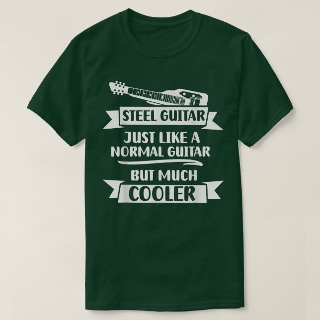 Stål Guitar precis som en vanlig gitarr, men mycke T Shirt (Design framsida)