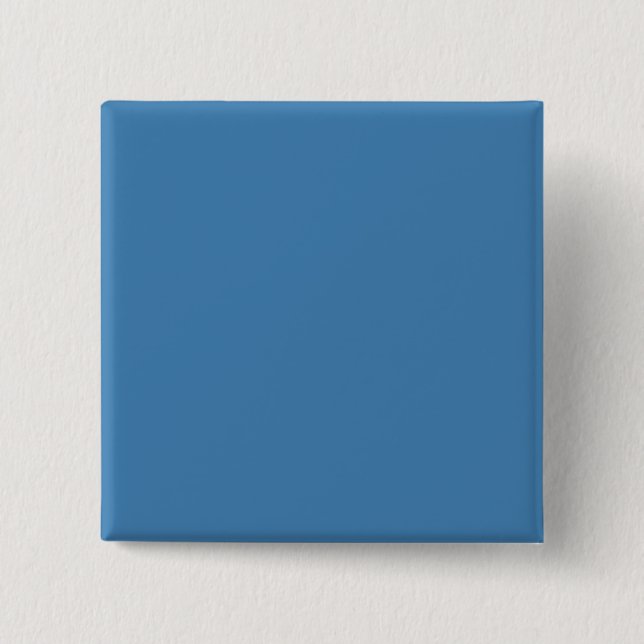Stål, medelstor, blå, Himmel, solid Trend Färg-bak Knapp (Framsida)