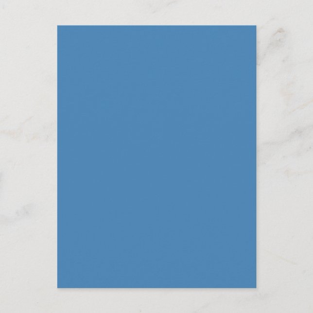 Stål, medelstor, blå, Himmel, solid Trend Färg-bak Vykort (Framsida)