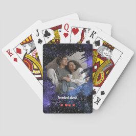 Stal Mitt Hjärta Alla Hjärtans Dag Foto Personligt Casinokort
