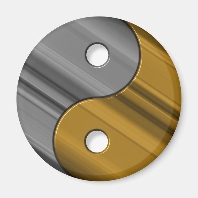 stål och mässing magnet (Framsidan)