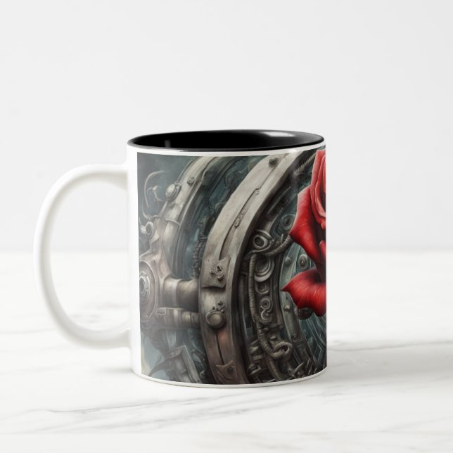 Stål och ro 017 Två-Tonad mugg (Vänster)