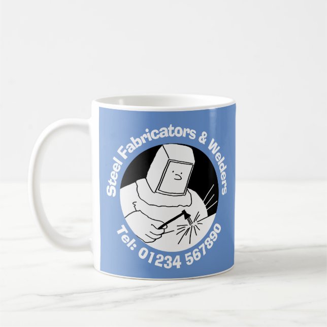 Stål- och svetsningsverksamhet. kaffemugg (Vänster)