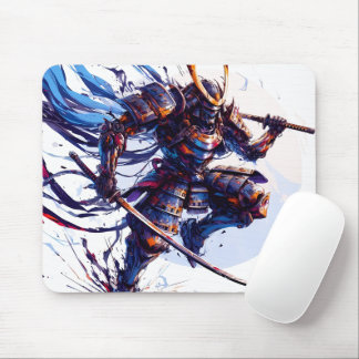 Stål Serenity: Samurai Sentinel Mousepad Musmatta