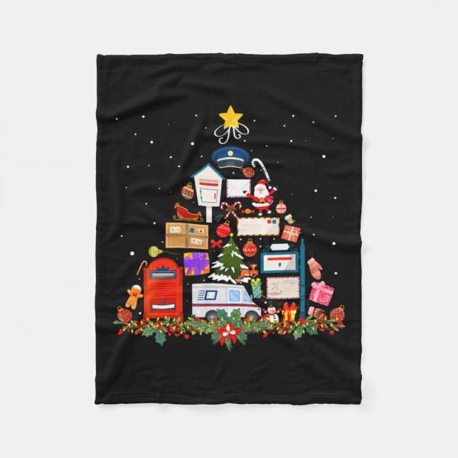 Stal Service Christmas Tree Ornament Tree Xmas 2  Fleecefilt (Framsidan)