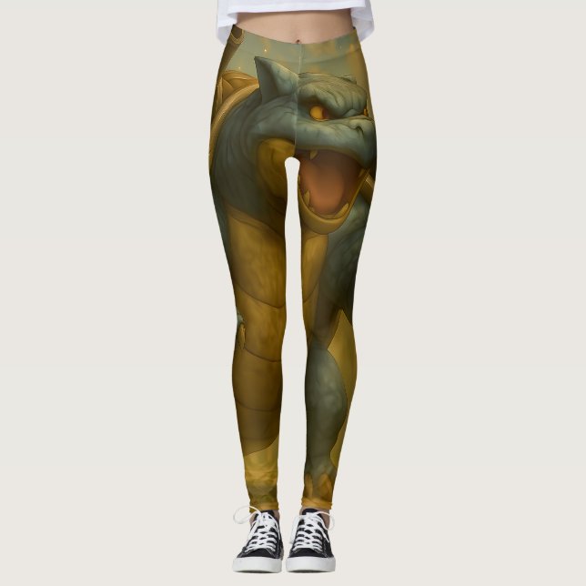 Stål Titan från de bortglömda ruinerna Leggings (Framsida)