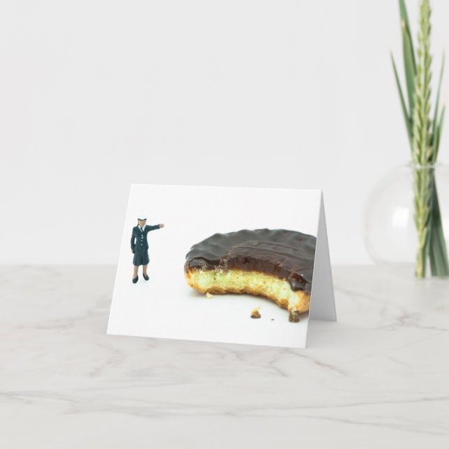 Stal vem den jaffa tårtan? kort (Framsida)