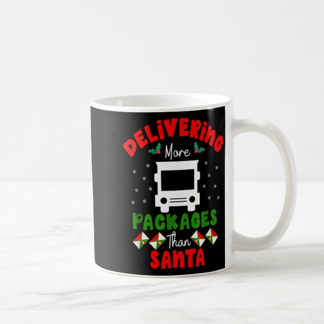 Stal Worker Christmas More Packages Than Santa  Kaffemugg (Höger)
