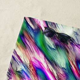 Stalagmite eller sten med flashy färg