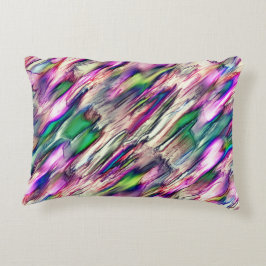 Stalagmite eller sten med flashy färg prydnadskudde