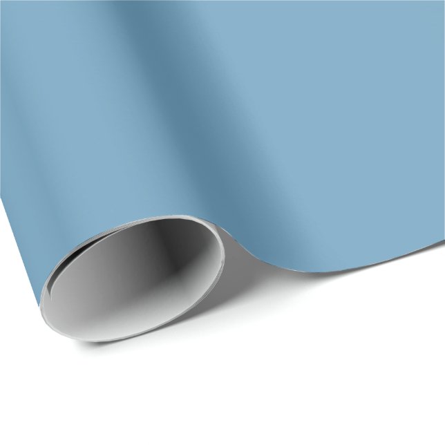 Stålblå Presentpapper (Rullad Hörn)
