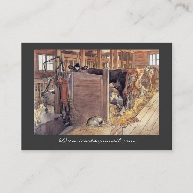 Stald eller Stable 1904 Visitkort (Framsida)