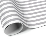 Stålgrå| Vit Rand Papprare Presentpapper<br><div class="desc">Den här klassiska presenten i rand är en perfekt för dina behov. Slå ihop en födelsedagspresent, babyduschgåva, möhippa, bröllop-gåva eller gåva till andra speciella tillfällen. Det är också ett fantastiskt val att slå in papprare hantverk: papprare höljen, inslagning av papprare buntar, inslagningsströmmar eller inslagning av papprare knärör. Dekorera runt huset...</div>
