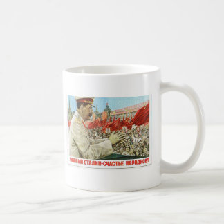 stalin affischkonst kaffemugg