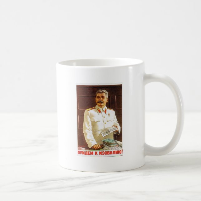 stalin affischkonst kaffemugg (Höger)