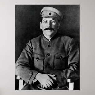 Stalin-foto porträtt poster