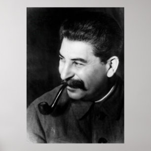 Stalin-foto porträtt poster
