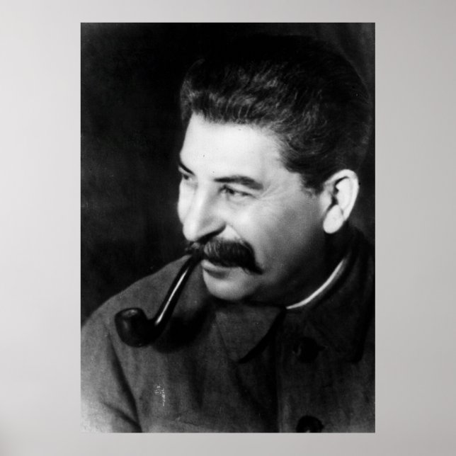 Stalin-foto porträtt poster (Framsidan)