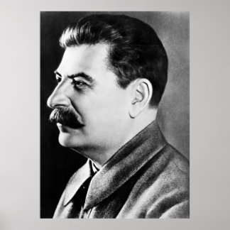 Stalin-foto porträtt poster