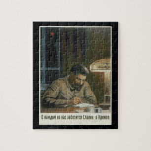 Stalin i den Kremlin is_Propagandaaffischen Pussel