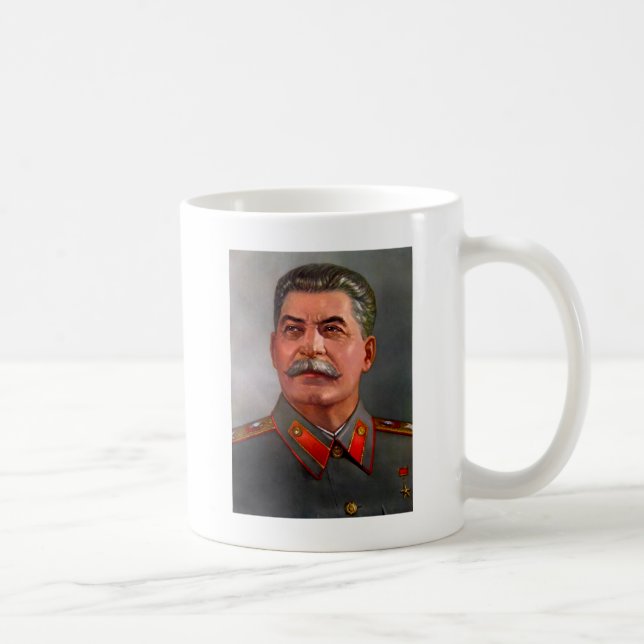 Stalin kommunism kommunistiska USSR CCCP Kaffemugg (Höger)