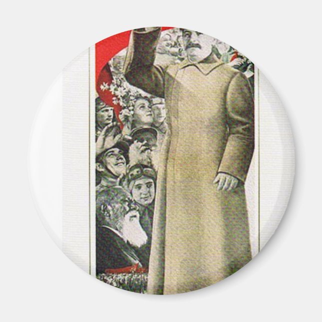 Stalinera ledaren magnet (Framsidan)