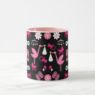 Stalk Delivery Twin Baby-rum Mugg