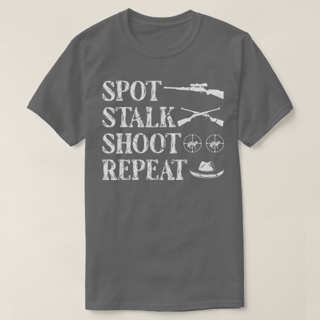 Stalk Shoot Hunting Coyote Hunter T Shirt (Design framsida)