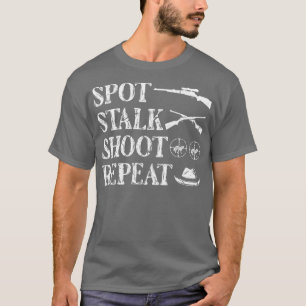 Stalk Shoot Hunting Coyote Hunter T Shirt