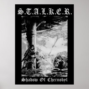 STALKER Black Metall Poster