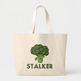 STALKER Funny Broccoli Roligt Humor Pun Jumbo Tygkasse