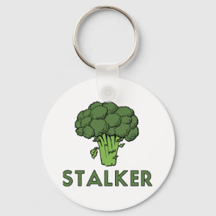 STALKER Funny Broccoli Roligt Humor Pun Nyckelring