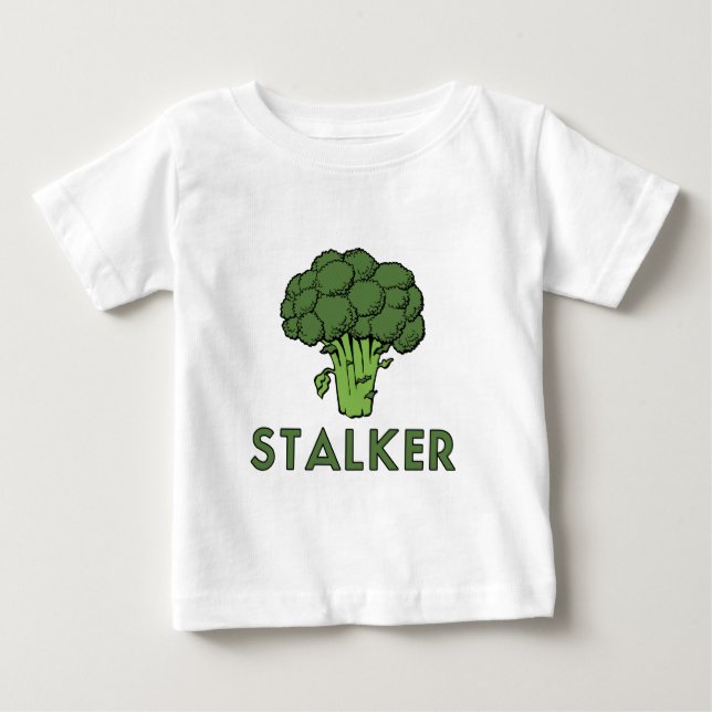 STALKER Funny Broccoli Roligt Humor Pun Tee Shirt (Framsida)