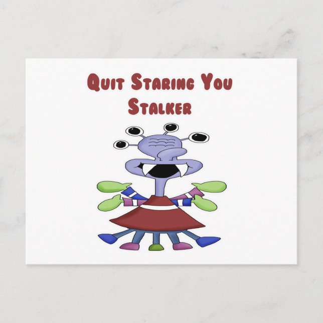 Stalker Monster Vykort (Framsida)