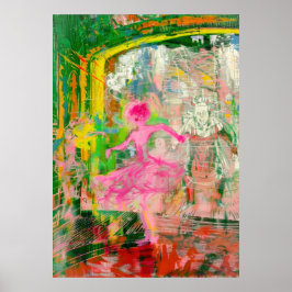 Stalker - Neon Ballet Chaos Poster