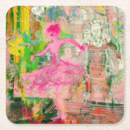 Stalker - Neon Ballet Chaos Underlägg Papper Kvadrat