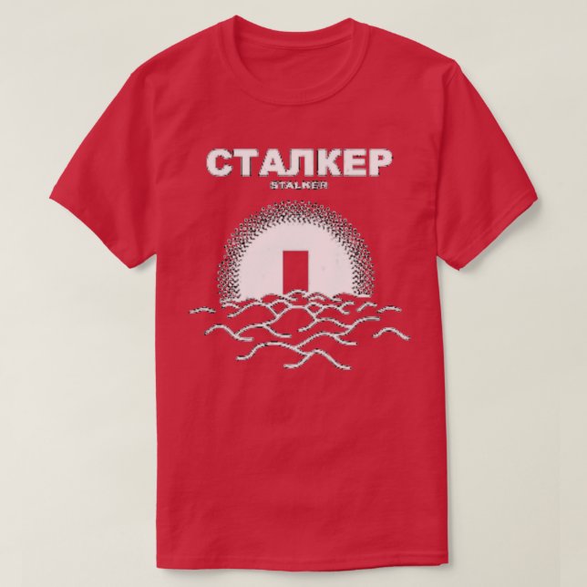 Stalker Tarkovsky  T Shirt (Design framsida)