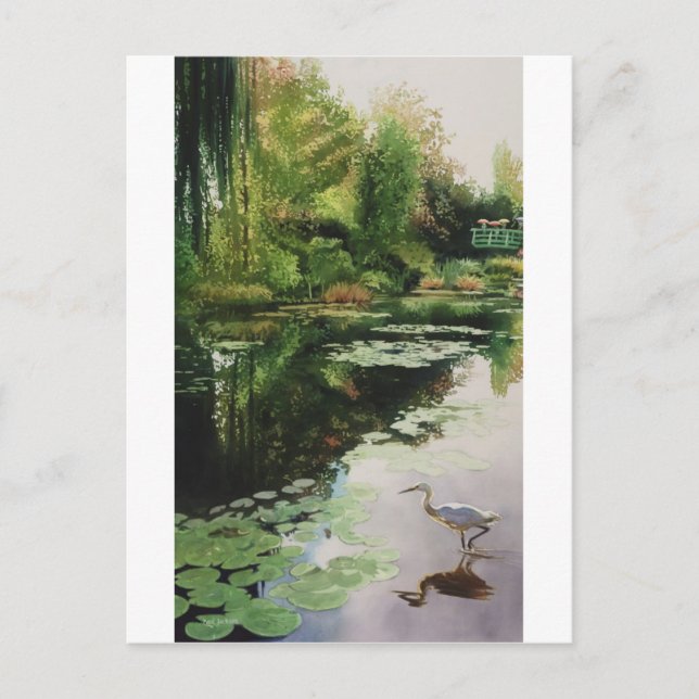 Stalking Monet av Paul Jackson aws,nws Vykort (Framsida)
