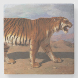 Stalking Tiger (av Rosa Bonheur) Stenunderlägg