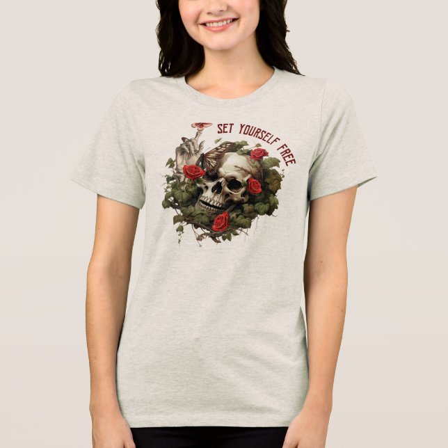 Ställ in dig själv gratis t shirt (Framsida)