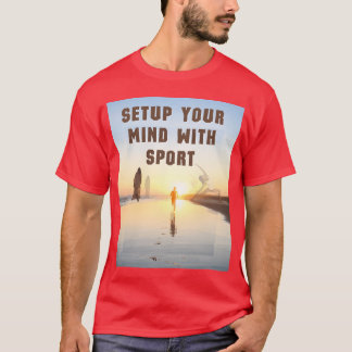 STÄLL IN DIN SINNE FÖR IDROTT pojke vintage T Shirt