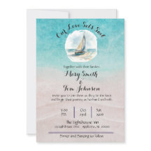 Ställ in inbjudan till Sail Wedding