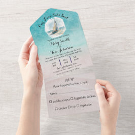 Ställ in inbjudan till Sail Wedding