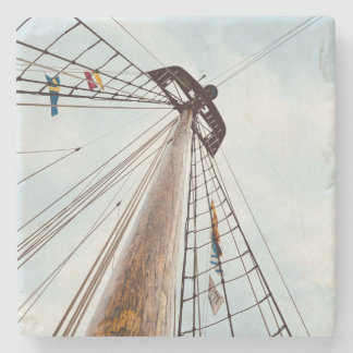 "Ställ in segel" - Underlägg med marmor