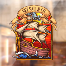 Ställ in segelbåtens nautisk konst