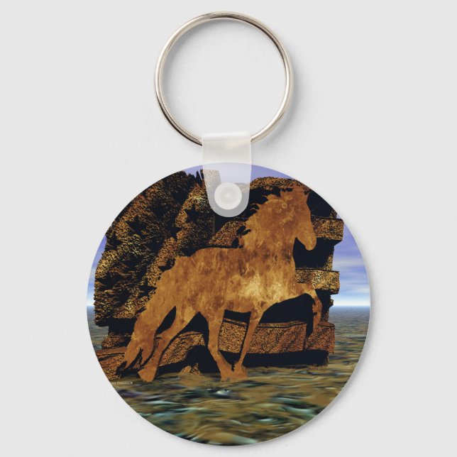 Ställ in ston nyckelring (Framsida)