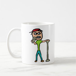 Ställ upp komedi kaffemugg
