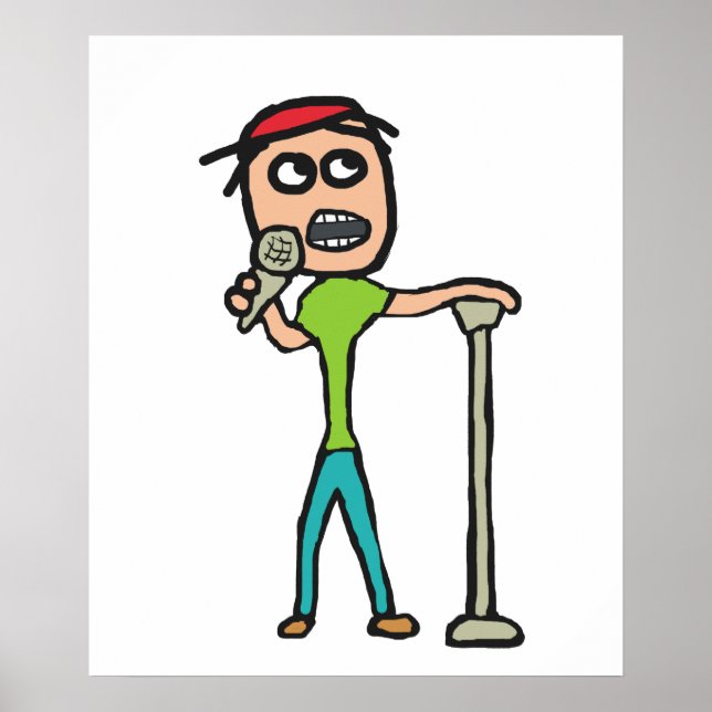 Ställ upp komedi poster (Framsidan)