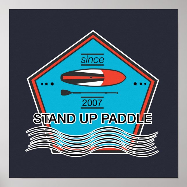 Ställ upp Paddel-Poster Poster (Framsidan)