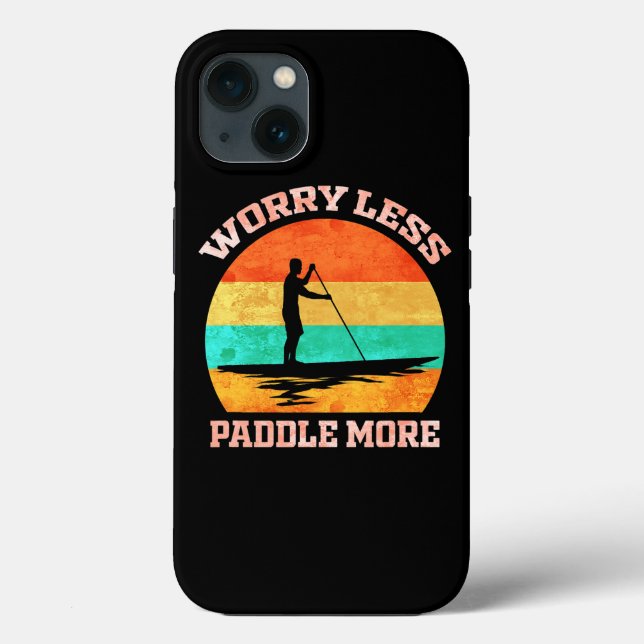 Ställ upp Paddle Board Paddling Retro Vintage SUP (Baksida)